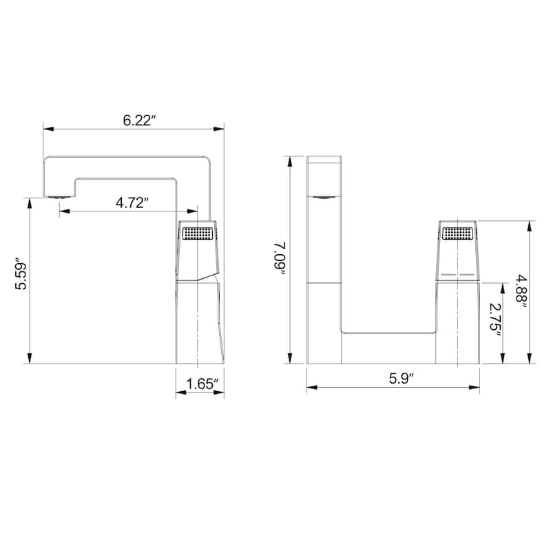Single Handle Single Hole Bathroom Sink Faucet