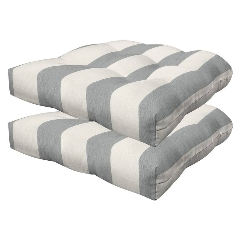 Contoured Tufted Dining Seat Cushion (2-Pack)
