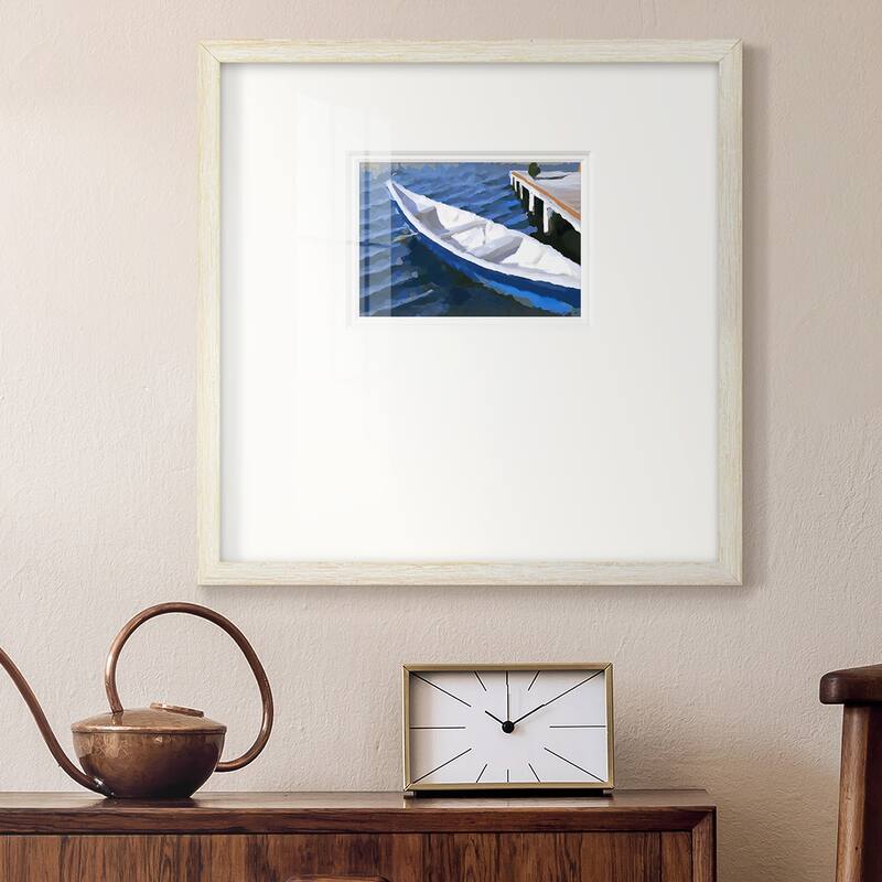 Colorful Rowboat IVPremium Framed Print