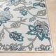 preview thumbnail 3 of 7, Cesarina Floral Indoor/ Outdoor Area Rug - 8'9" Round - 8'9" Round