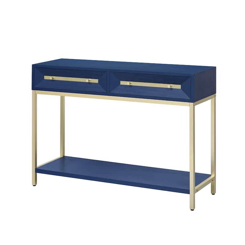Console Table with Two Drawers for Entryway