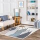 preview thumbnail 1 of 7, Nuloom Elsha Rocky Mountains Kids Fringe Area Rug 3' x 5' - Beige