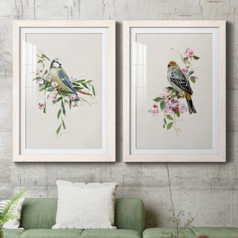 Spring Song Blue Bird-Premium Framed Print - Ready to Hang