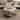 2 Tier Button Tufted Ottoman Round Coffee Table