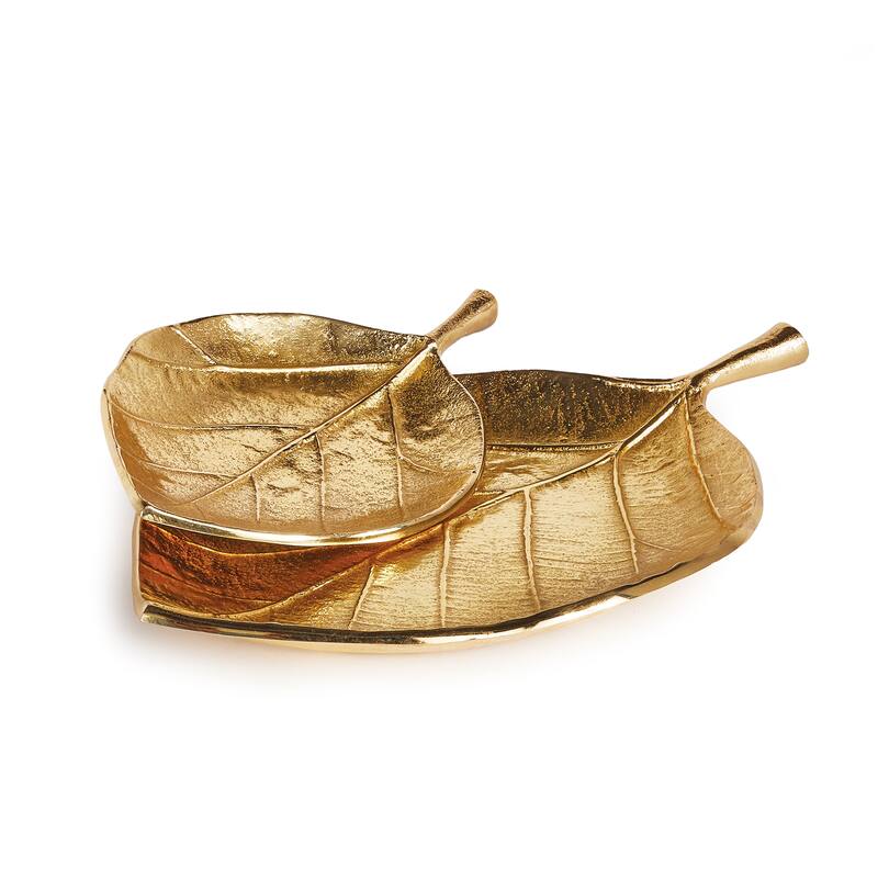 Rue Leaf Trays, Set Of 2 - Set of 2