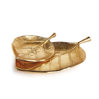 Rue Leaf Trays, Set Of 2 - Set of 2