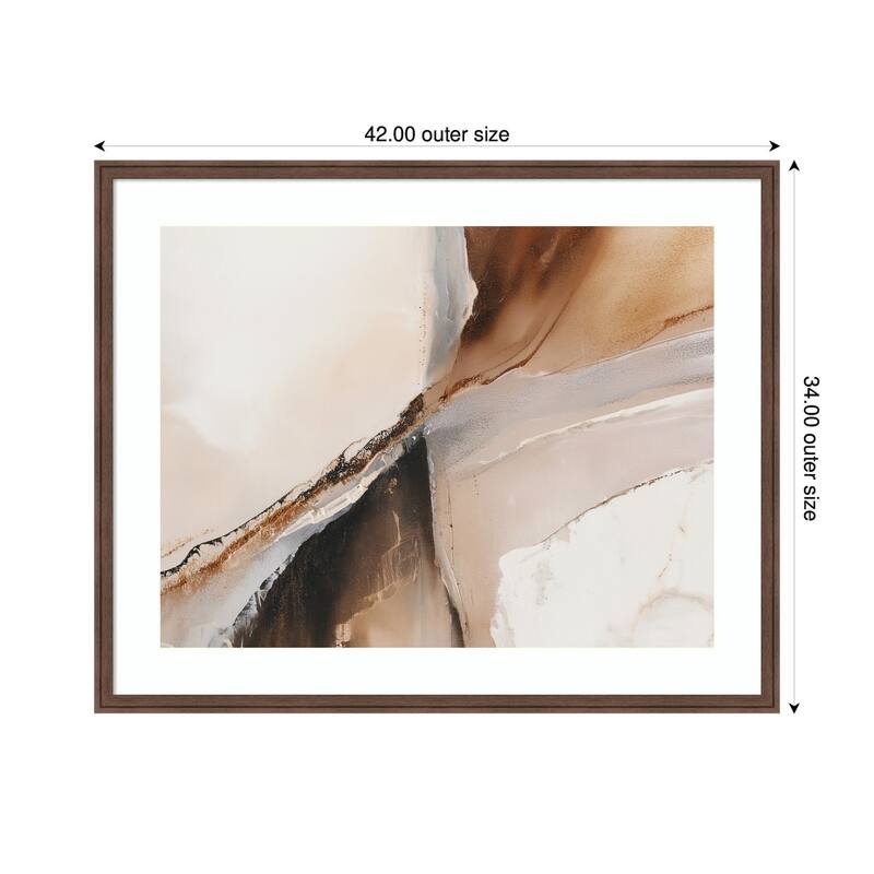 Kate and Laurel Element II by Amy Lighthall Framed Wall Art Print