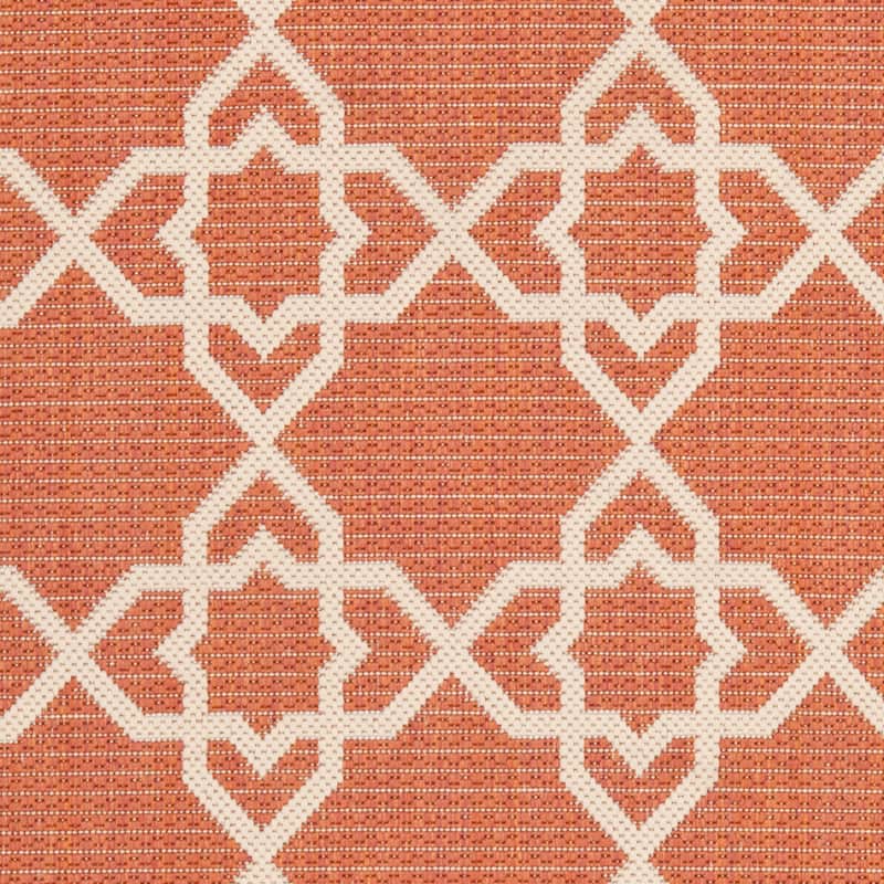 SAFAVIEH Courtyard Lawanda Trellis Indoor/ Outdoor Waterproof Patio Backyard Rug