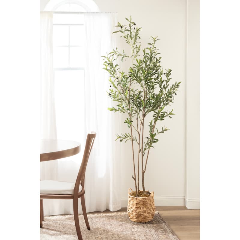 Kate and Laurel Oliveira Faux Olive Tree