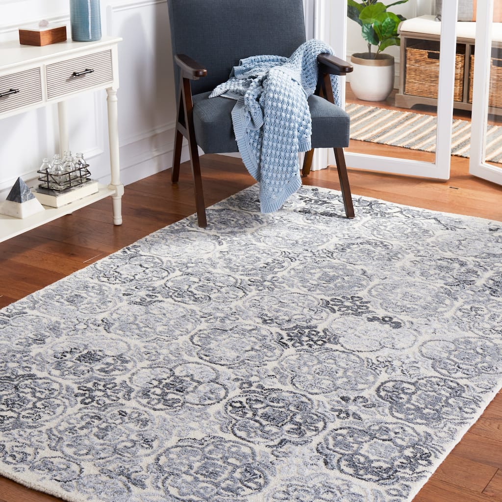 SAFAVIEH Handmade Metro Nell Floral Wool Rug