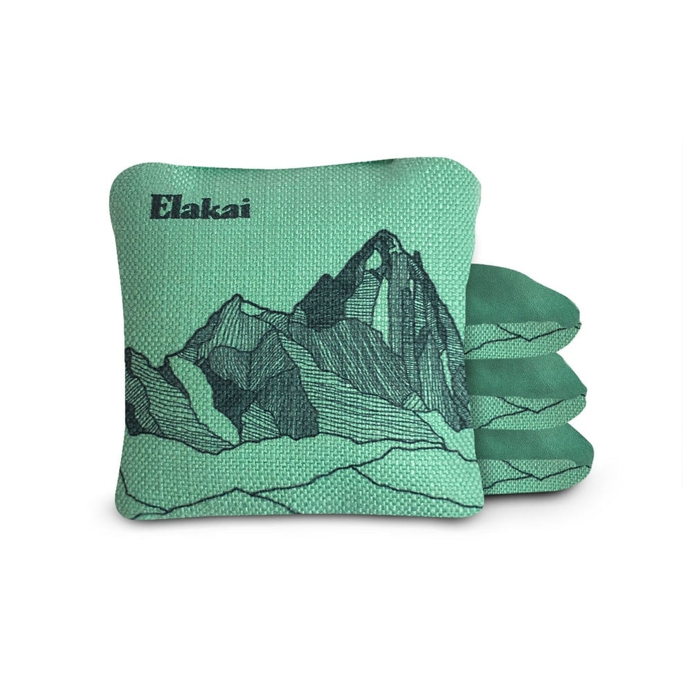 Mount Elakai Dual Sided Pro Cornhole Bags (Set of 4)