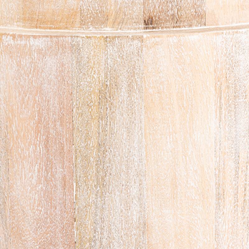 Elk Home Robbins Whitewash Wood 18 Inch Wide Accent Table