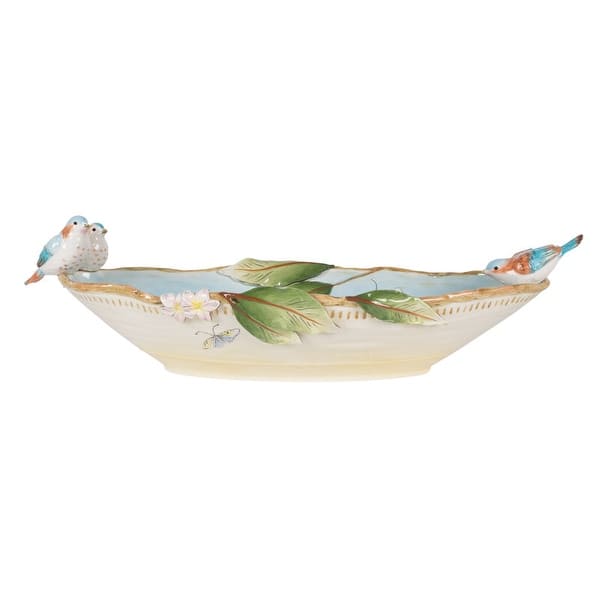 slide 2 of 5, Fitz and Floyd Toulouse Centerpiece Bowl, 4 Quarts