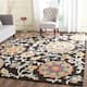 SAFAVIEH Handmade Blossom Nelia Modern Floral Wool Rug - 11' x 15' - Charcoal/Multi