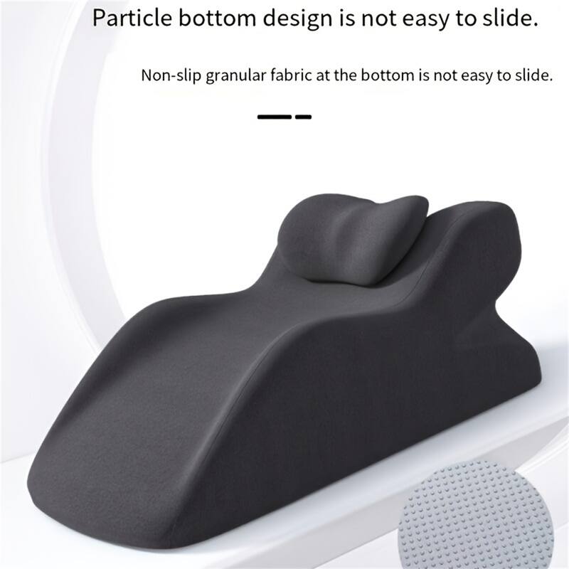 Multifunctional Ergonomic Spinal Posture Support & Multi-Functional Bed Pillow Dark Grey - Dark Grey