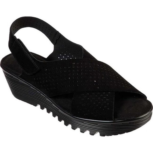 skechers slingback wedge sandals