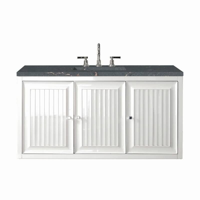 James Martin Vanities E645-V48-3PBL Athens 48" Single Basin Poplar