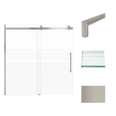 Transolid MBDT606008FR-T 60" High x 60" Wide Bypass Frameless Shower