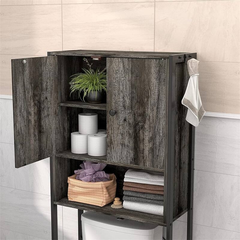 Over The Toilet Storage - 9.4"D x 24.8"W x 63.7"H