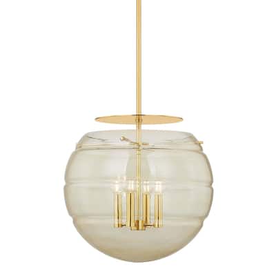 Hudson Valley Lighting 1344 Gill 4 Light 20" Wide Pendant