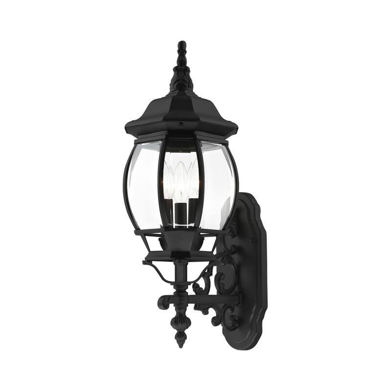 Livex Lighting Frontenac 3 Light 22" Tall Outdoor Wall Sconce