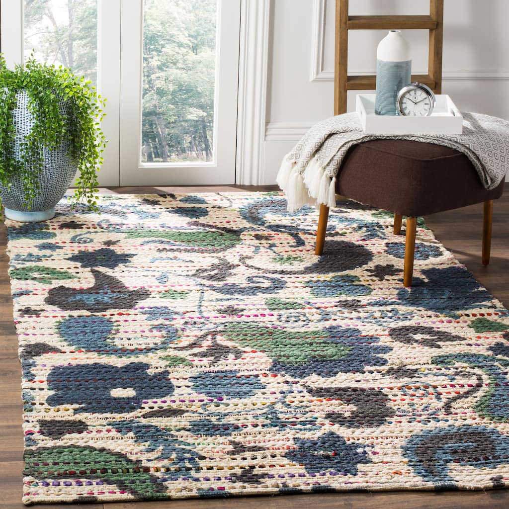 SAFAVIEH Handmade Cedar Brook Nare Modern Cotton Rug