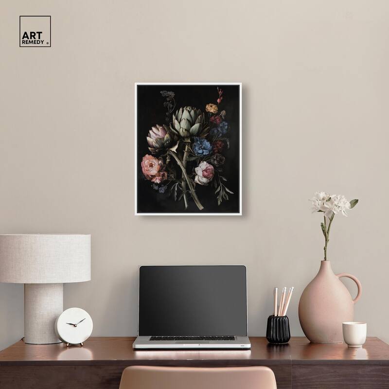 Moody Artichoke III Canvas by Art Remedy