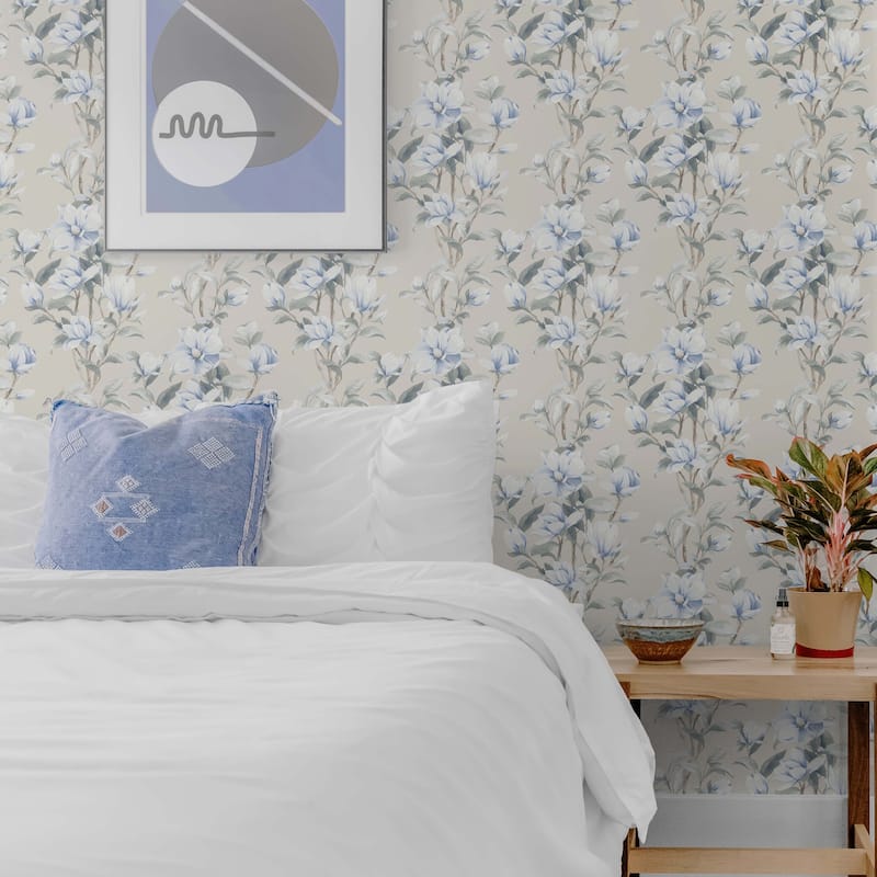 NextWall Magnolia Trail Peel and Stick Wallpaper