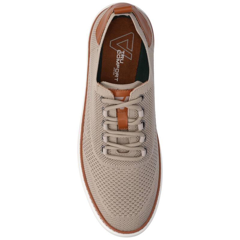 Vance Mens Norris Medium and Wide Width Lace-up Casual Knit Sneaker