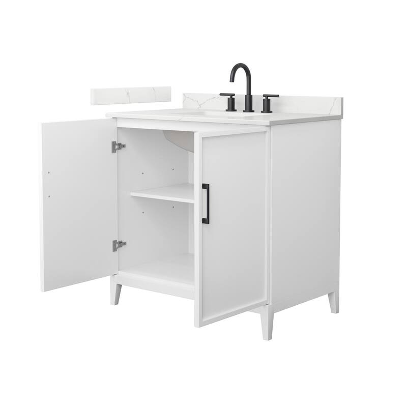 Wyndham Collection WCH717136S-QTZ-US3MXX Elan 36" Free Standing Single