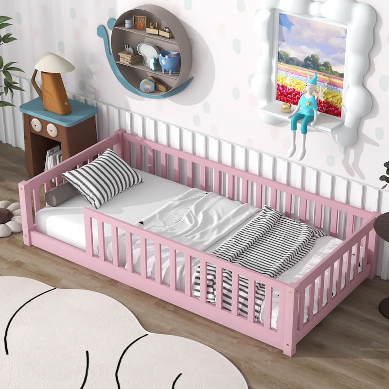 latform Bed with Fence without Door