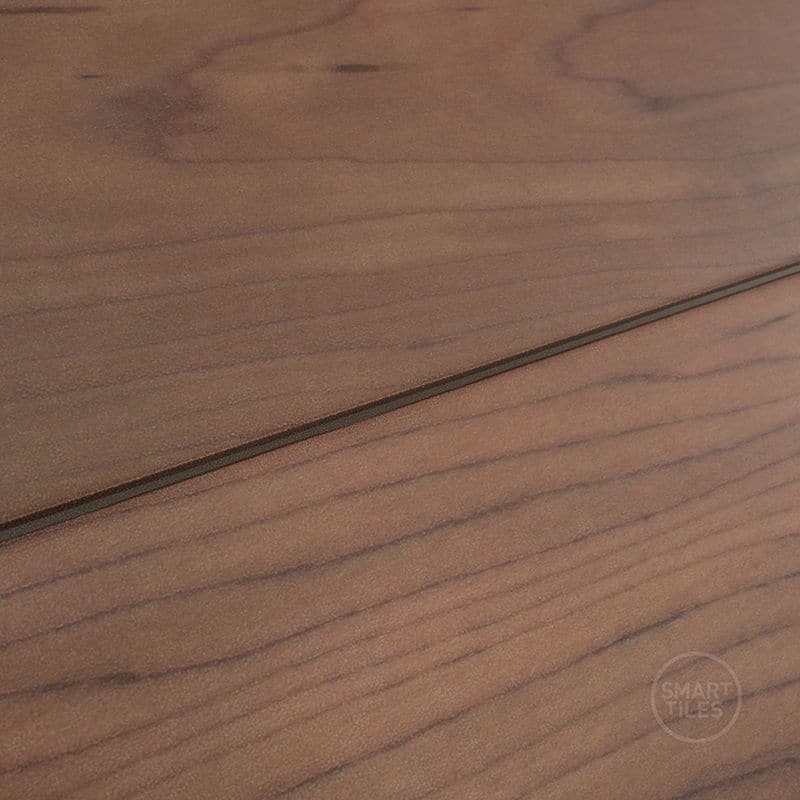Peel and Stick Backsplash Tile - Smart Tiles Norway Walnut - Kitchen and Bathroom Stick on Tiles