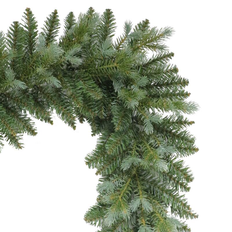 Puleo International 9' x 10" Artificial Linden Fir Christmas Blue/Green Garland