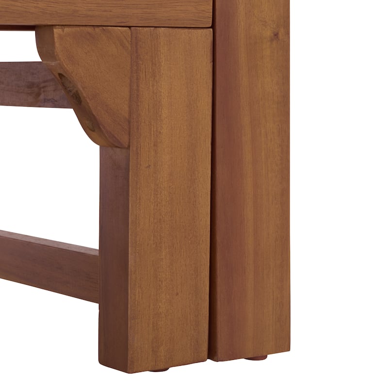 SAFAVIEH Outdoor Living Napoli Bench & Bed - 26"W x 78"D x 24"H