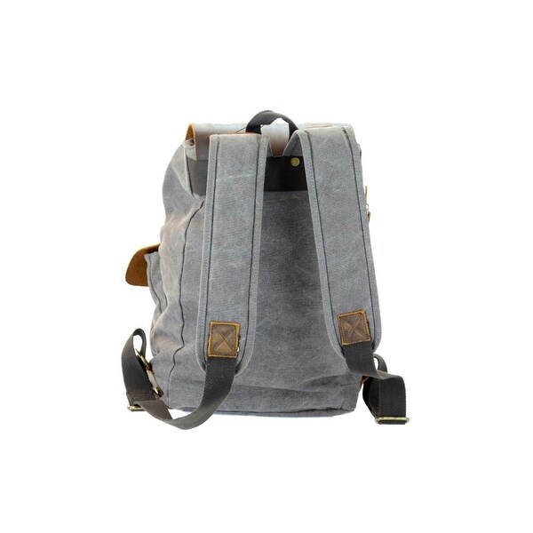 leather backpack with luggage sleeve