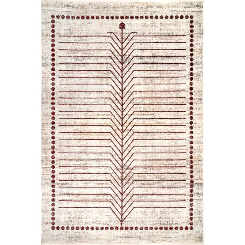 Nuloom Lisa Global Inspired Fringe Area Rug