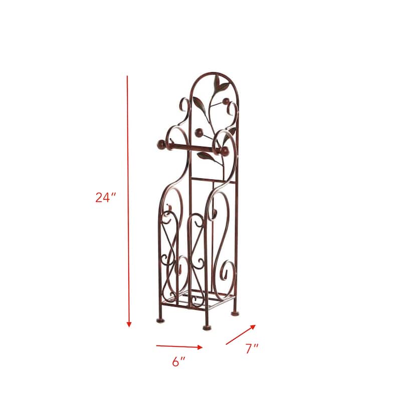 Newbury Freestanding 3-Roll Bath Toilet Paper Holder