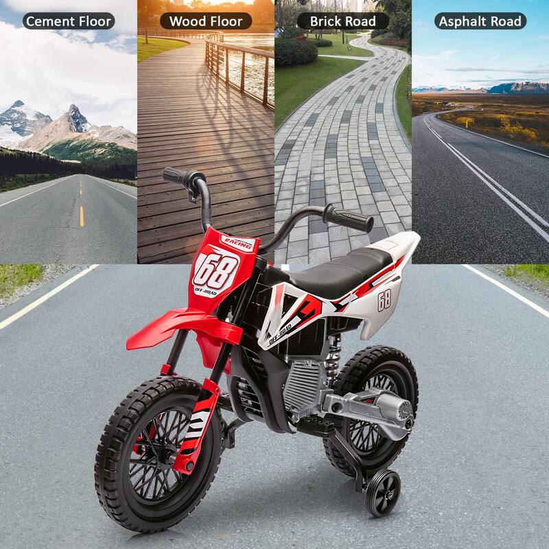 12V Electric Dirt Bike, Kids Electric Motorcycle
