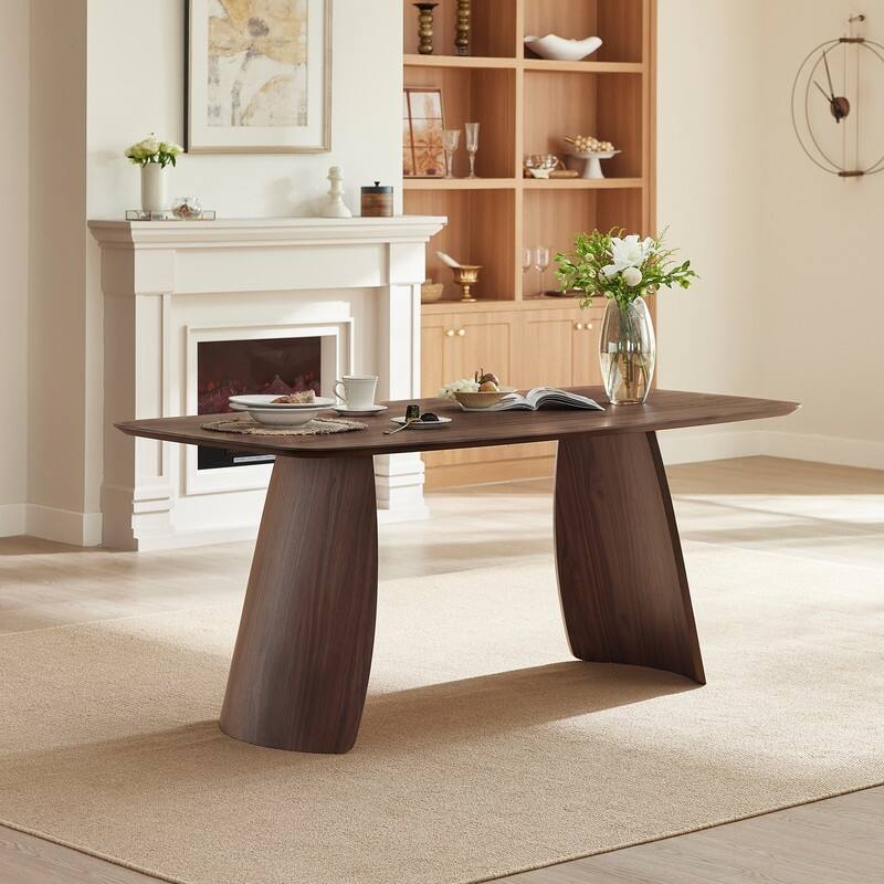 Spruce & Spring 71 inch Dining Table for 4-6 Self-Leveling Kitchen Dining Room Table