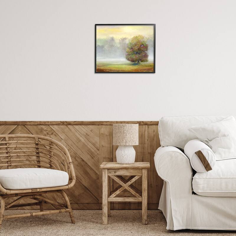 Stupell Dry Brush Tree in Nature Framed Giclee Art Design By Ashley Davis