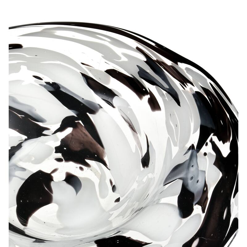 Elk Home Gisli Black Finish Glass 16.5 Inch Wide Bowl