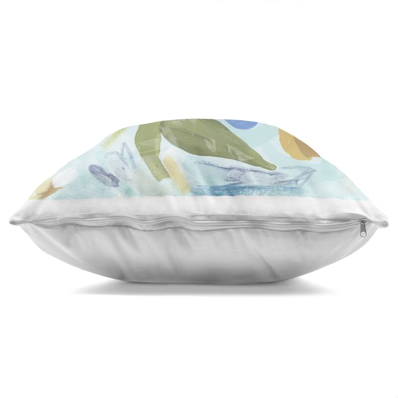 Stupell Stylish Pop Flowers Decorative Printed Throw Pillow Design by June Erica Vess