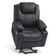 preview thumbnail 20 of 77, MCombo Electric Power Lift Recliner Chair Sofa with Massage and Heat, 3 Positions, USB Ports, Faux Leather