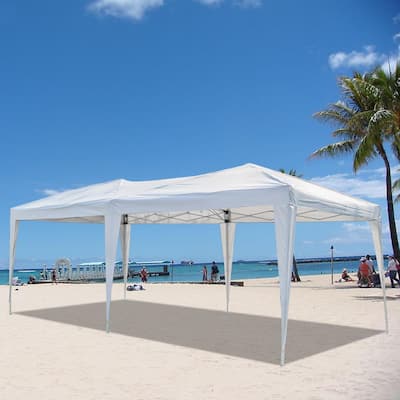 Easy pop-up wedding party tent
