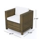 preview thumbnail 26 of 80, Puerta Outdoor 4-piece Patio Chat Set by Christopher Knight Home