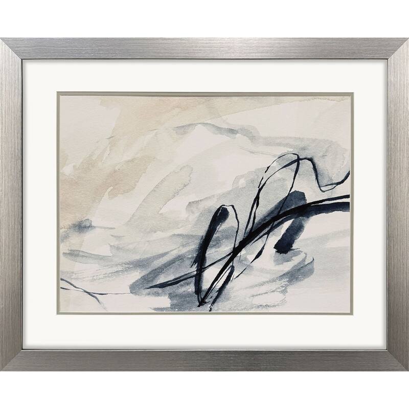Paragon Indigo Markings II Framed Art