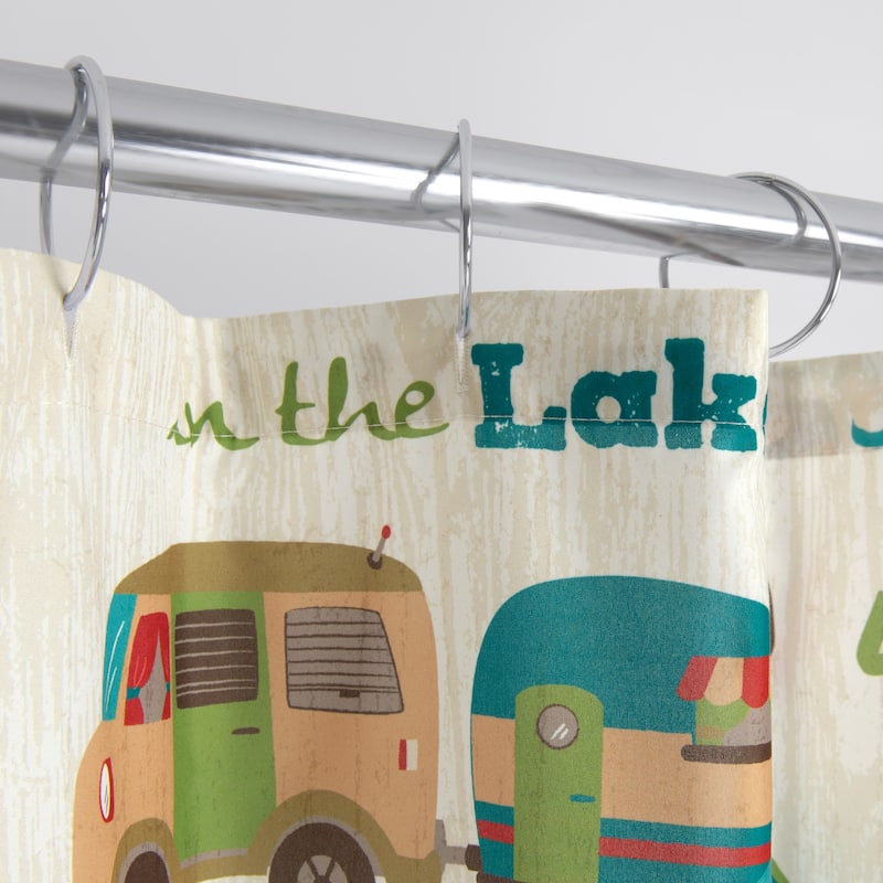 Lake Holiday Shower Curtain