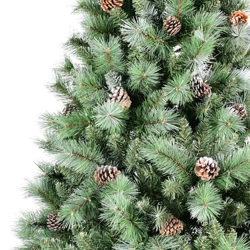 HomeRoots 9' Full Fir Christmas Tree With Decorations - Green - 63.00 in. x 108.00 in. x 63.00 in.