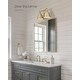 preview thumbnail 22 of 35, Modern Bathroom Vanity Light, Hammered Metal Shade