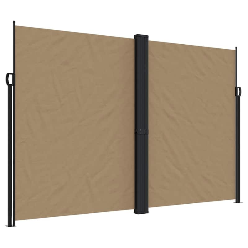 vidaXL Retractable Side Awning Sun Shade Privacy Screen Outdoor Patio Garden